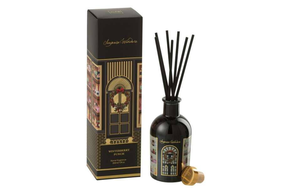 REED DIFFUSER SURPRISE WINDOW FRAGRANCE OIL BLACK/MULTICOLORED