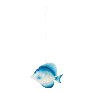 FISH WIDE HANGING IRON BLUE/WHITE