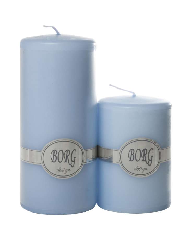 Kubbelys 7X10Cm 18 Lys Blå