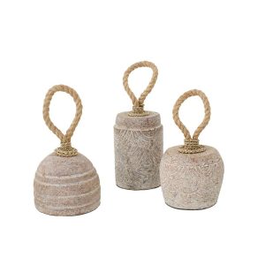 DOORSTOP TERRACOTTA BEIGE ASSORTMENT OF 3