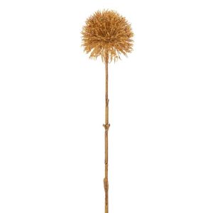 ALLIUM 1 FLOWER PLASTIC OCRE LARGE