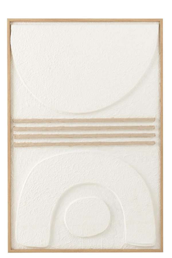 PAINTING THIBAULT PAPER WHITE/BEIGE