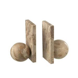 BOOKEND MARBLE BEIGE