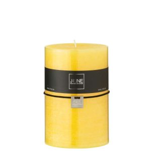 CYLINDER CANDLE YELLOW EXTRA LARGE 95H