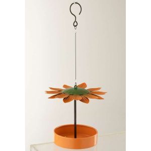 BIRDHOUSE METAL YELLOW