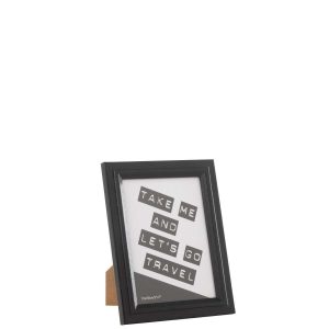 PHOTO FRAME BOB MDF BLACK MEDIUM