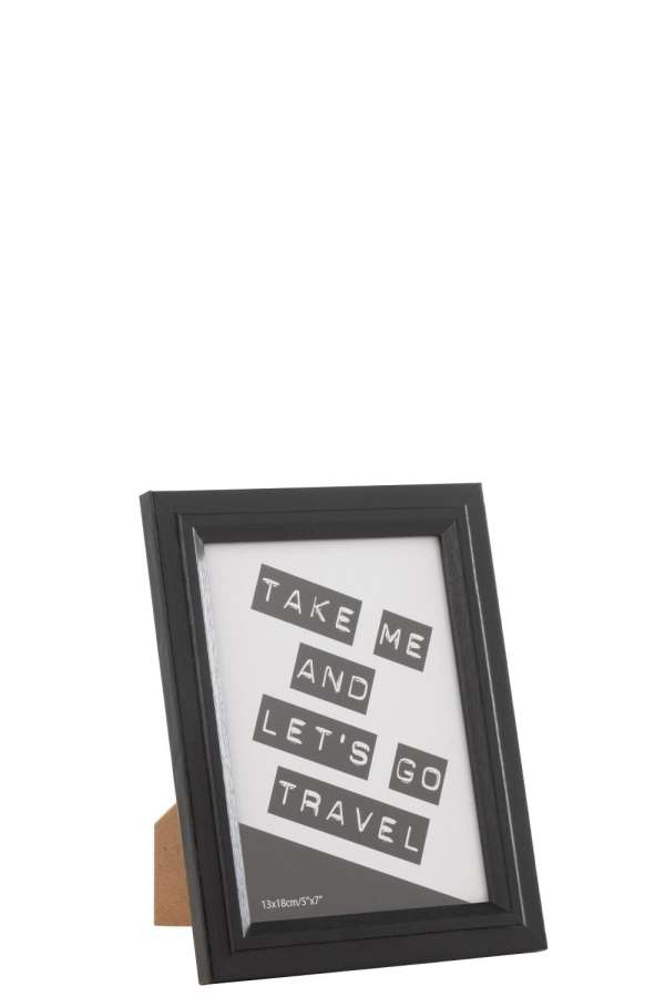 PHOTO FRAME BOB MDF BLACK MEDIUM