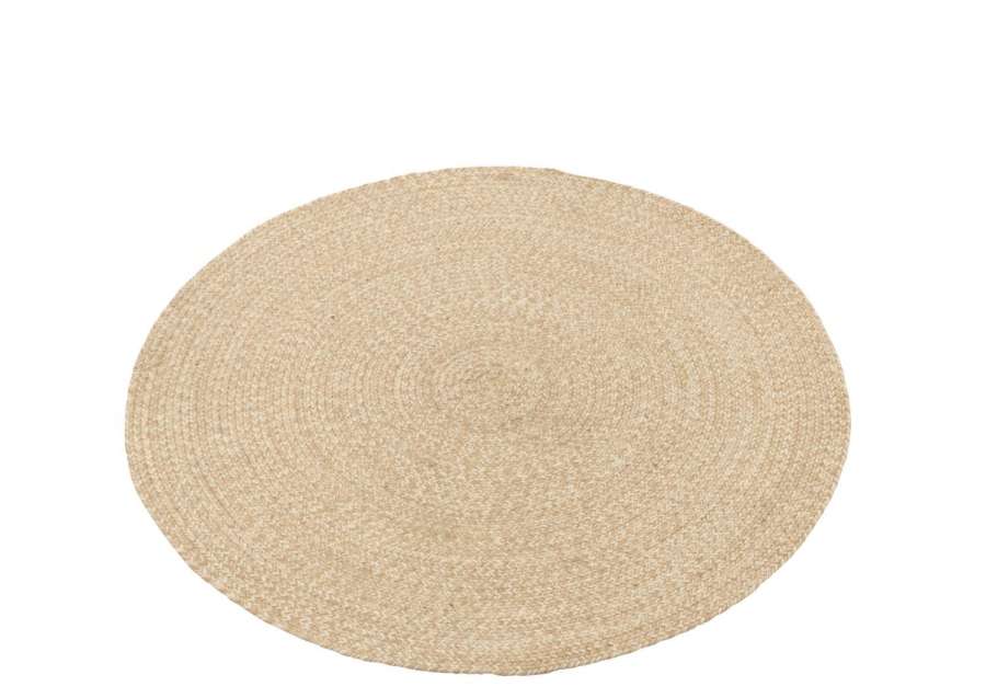 CARPET MIAMI OUTDOOR POLY NATURAL/WHITE MEDIUM