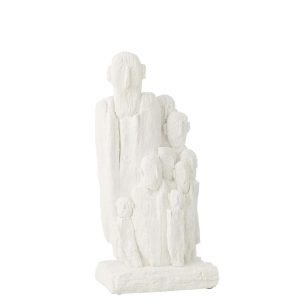 FIGURINE GROUP POLYRESIN WHITE