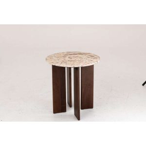 SIDE TABLE MATHILDE MARBLE NATURAL/BEIGE