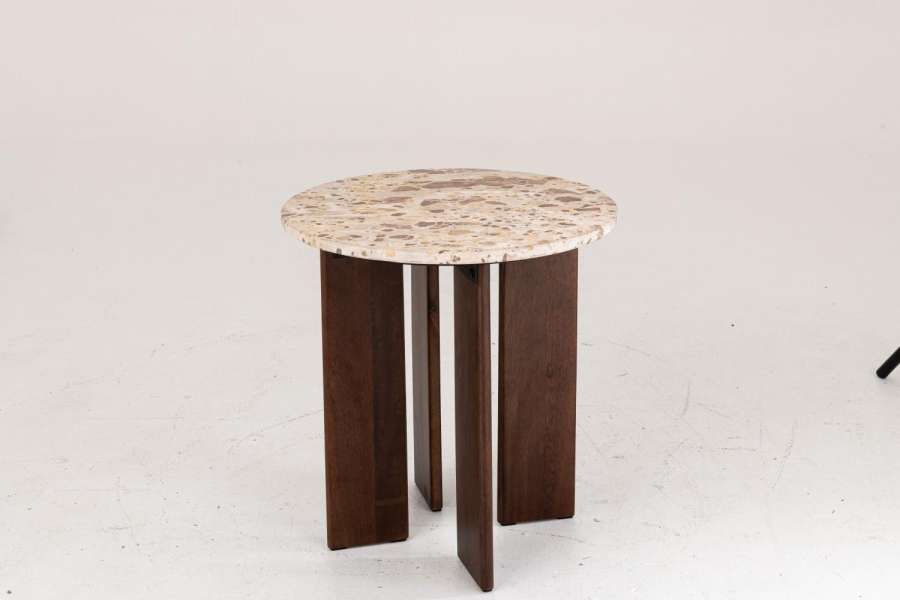 SIDE TABLE MATHILDE MARBLE NATURAL/BEIGE