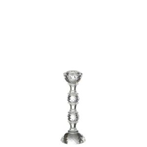 CANDLE HOLDER MARIE CRYSTAL TRANSPARENT LARGE