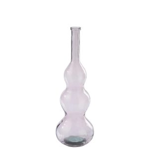 FLOOR VASE  GLASS LIGHT PINK