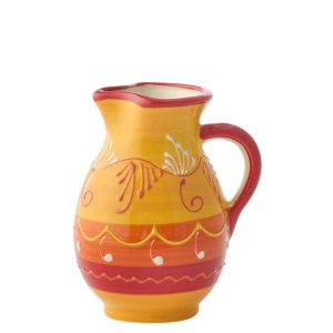 PITCHER CERAMIC ORANGE/RED