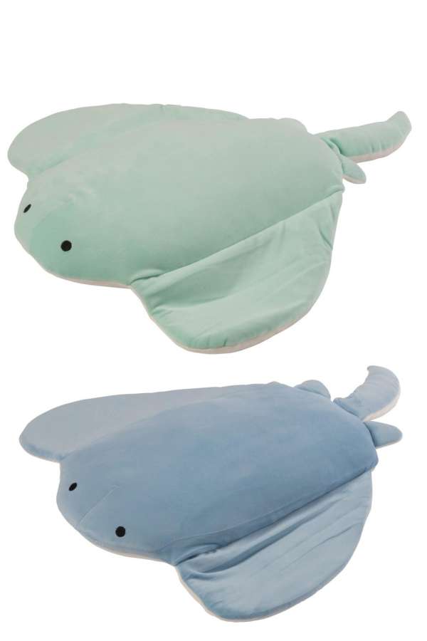 STINGRAY POLYESTER LIGHT BLUE/MINT GREEN ASSORTMENT OF 2