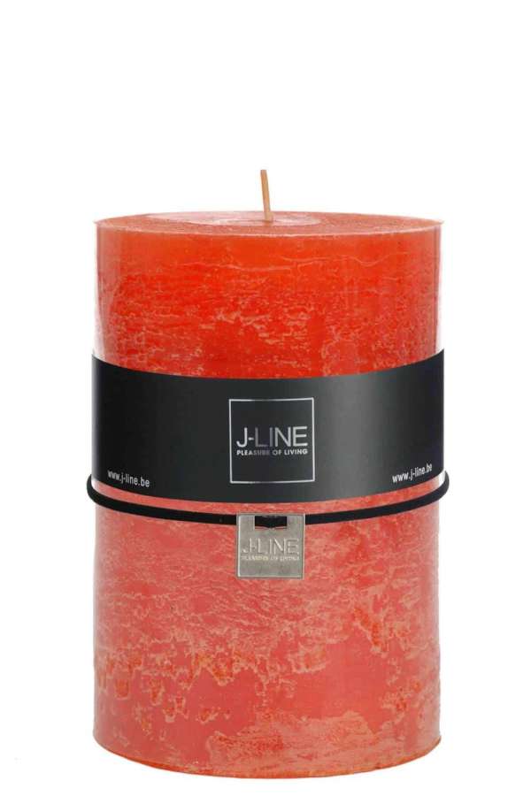 CYL. CANDLE ORANGE XL -95H J LINE