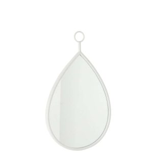 HANGING MIRROR DROP MIRROR/MDF WHITE MEDIUM