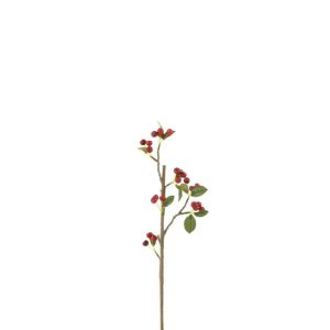 BRANCH BERRIES FINE PLASTIC RED/GREEN SMALL