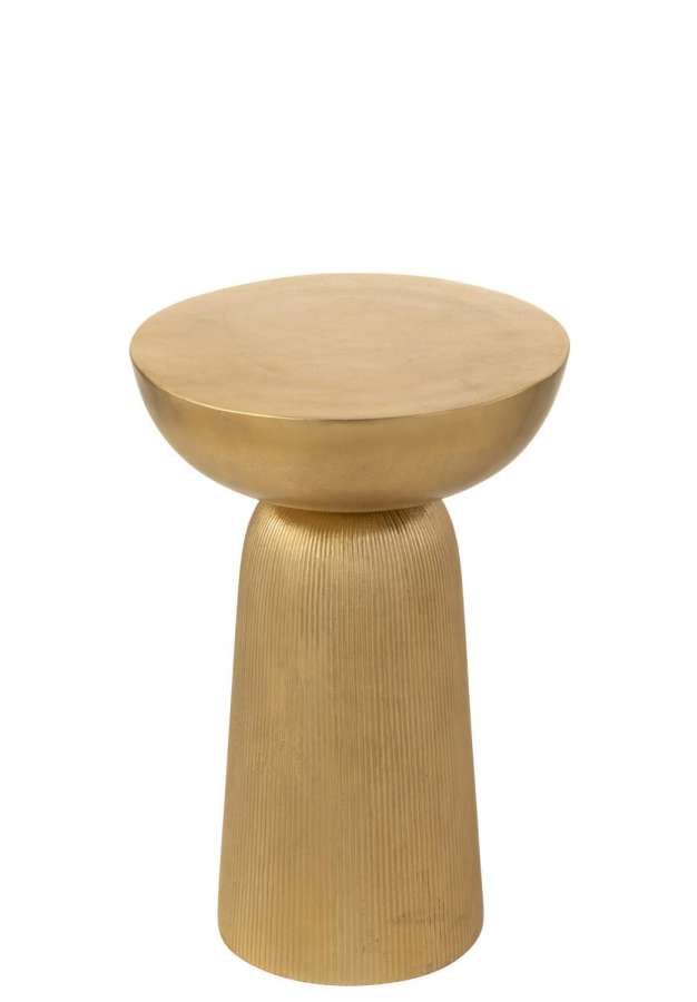 SIDE TABLE LOUANE ALUMINIUM GOLD