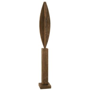DECO ON FOOT LUKE PINE WOOD BROWN LARGE