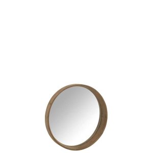WALL MIRROR WALL MIRROR S MDF LIGHT BEIGE SMALL