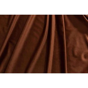 FABRIC LONG VELVET BROWN