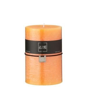 CYLINDER CANDLE LIGHT ORANGE EXTRA LARGE 95H