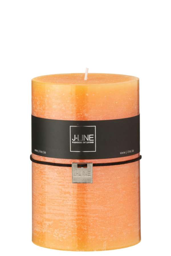 CYLINDER CANDLE LIGHT ORANGE EXTRA LARGE 95H