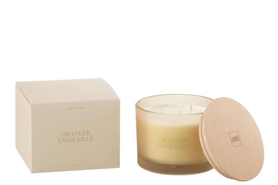 SCENTED CANDLE ACCORDS ESSENTIELS ORANGER ENSOLEILLÉ-28H