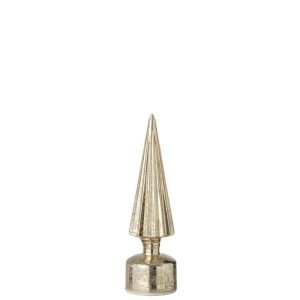 TREE LED TURNING GLASS GOLD COLORED SMALL