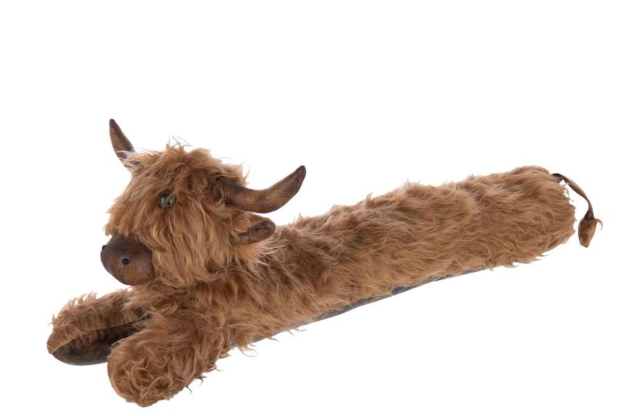 DRAUGHT EXCLUDER YAK POLYESTER RUST BROWN