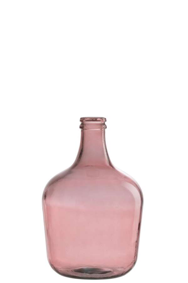 VASE BOTTLE GLASS TERRA MEDIUM