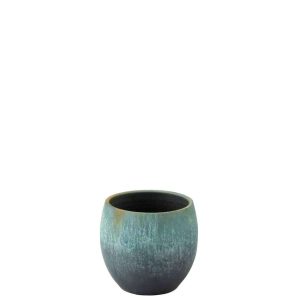 FLOWERPOT VINTAGE CERAMIC AZURE