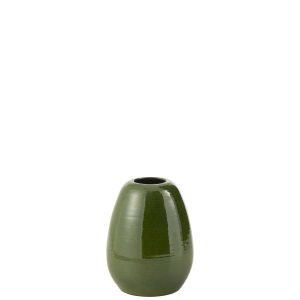 VASE LOLA PORCELAIN GREEN SMALL