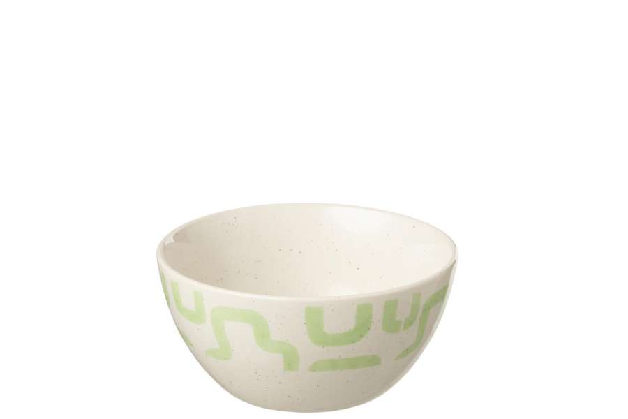 BOWL PATTERN PORCELAIN GREEN