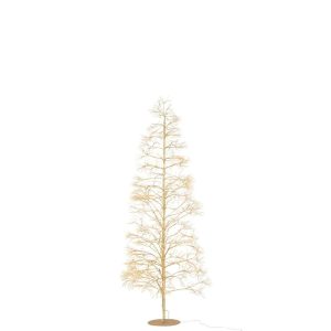 TREE 2700 LED METAL GOLD COLORED MEDIUM