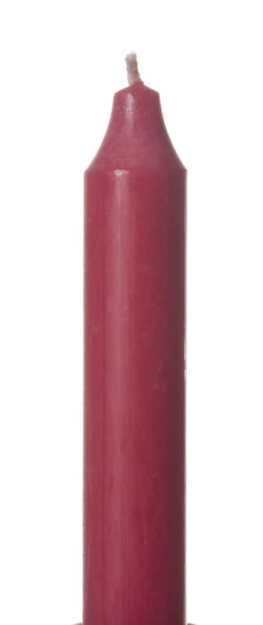 Kronelys Rustikk 2,2X30Cm 50 Cherise