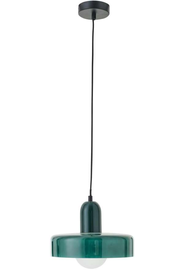 CEILING LAMP RETRO GLASS DARK GREEN