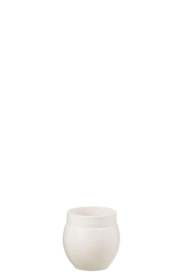 FLOWERPOT GIO CERAMIC WHITE X-SMALL