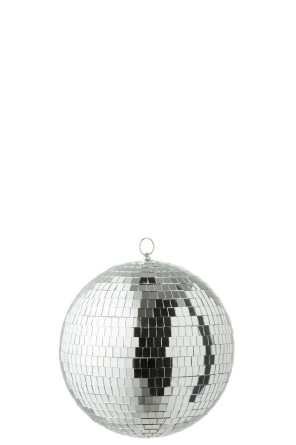 DISCO BALL MIRROR SILVER COLORED SMALL