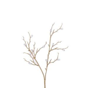 BRANCH STONES PLASTIC GOLD/TRANSPARENT