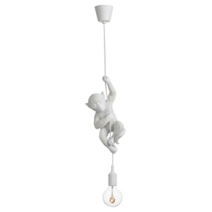 LAMP HANGING POLYRESIN WHITE