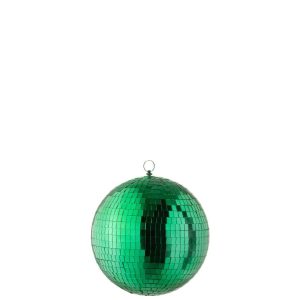 DISCO BALL MIRROR EMERALD GREEN