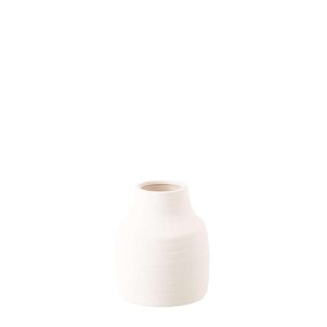 VASE RUBY STONEWARE WHITE