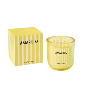 SCENTED CANDLE AMARILLO WAX YELLOW LARGE