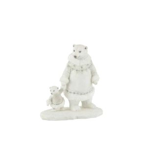 POLAR BEAR+BEAR HAND IN HAND POLY WHITE/GREY