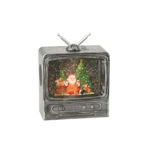 WATER GLOBE TELEVISION PLASTIC MULTICOLORED