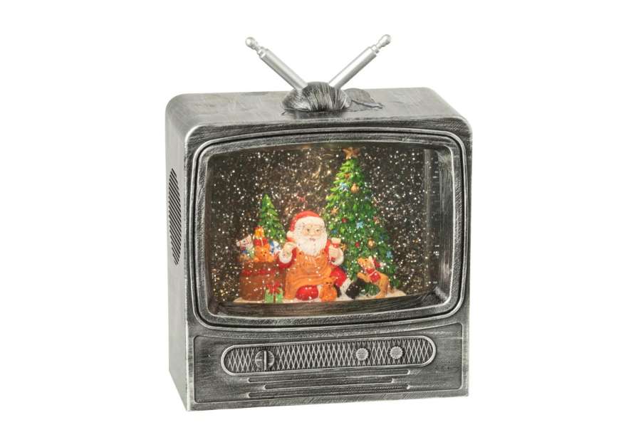 WATER GLOBE TELEVISION PLASTIC MULTICOLORED