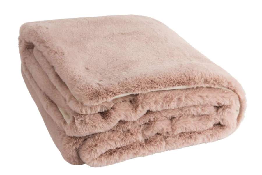 PLAID CUTIE POLYESTER POWDER PINK