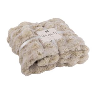PLAID WAVE POLYESTER IVORY